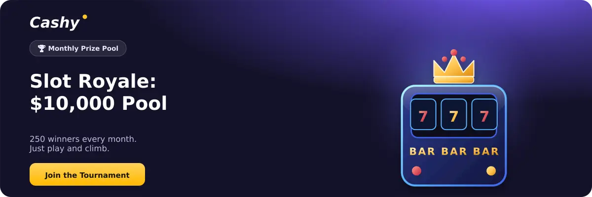 Cashy bonus code field