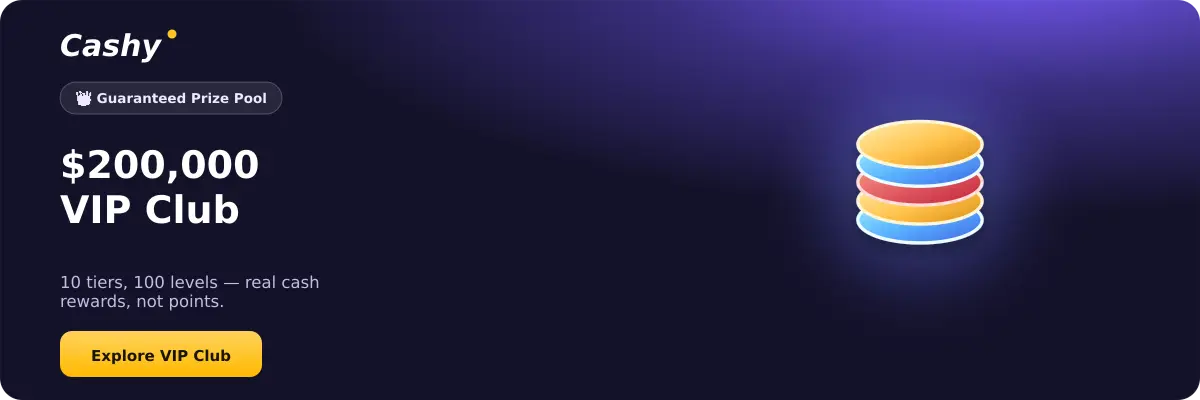 Cashy casino homepage games
